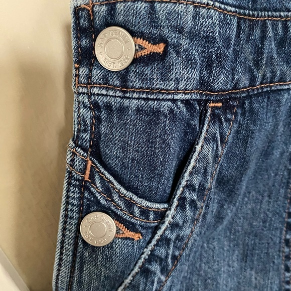 GAP denim fitted overalls XS - Picture 5 of 6